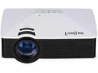 ivolum LED Mini Beamer HBP-1000 - Auflösung 800 x 480 Pixel - 1200 Lumen -...