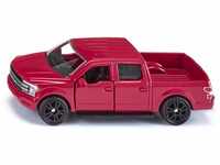 siku 1535, Ford F150, Rot, Metall/Kunststoff, Bereifung aus Gummi, Spielzeugauto für