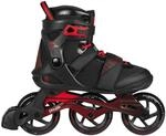 Playlife Inline Skates GT Black 110, Schwarz, Unisex f&uuml;r Herren und Damen, 110mm/80A