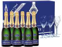 Pommery Champagner Royal Brut + 6 Gläser 12,5% 6-0,75l Flasche