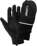 Craft Radhandschuh Lang 2 In 1 Hybrid Weather Gloves, schwarz - schwarz, L