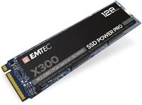 Emtec X300 M2 SSD Power Pro 128 GB, PCIe 3.0 x4, NVMe, M.2 2280
