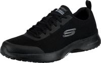 Skechers Herren Skech-air Dynamight Winly Sneaker, Black Knit Synthetic Black Trim,