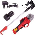 ONVAYA&reg; Elektrische Gartenschere mit Teleskopstiel | Astschere | Strauchschere mit