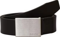 Calvin Klein Herren G&uuml;rtel Formal Plaque Belt 3,5 cm Lederg&uuml;rtel, Schwarz (Black),