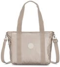 Kipling ASSENI S Kleine Tragetasche, Tragetaschen, Metallic Glow (Silber)