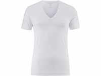 OLYMP Herren T-Shirt V-Ausschnitt Level Five T-Shirt,Männer,Uni,Body fit,Weiss...