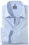OLYMP Herren Businesshemd Langarm Luxor,Einfarbig,Comfort fit,New Kent,blau...
