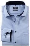 OLYMP Herren Oberhemd Langarm Luxor,Natt&eacute;,modern fit,Global Kent,hellblau 10,41