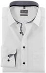 OLYMP Herren Businesshemd Langarm Luxor,Einfarbig,Comfort fit,New Kent,anthrazit