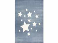 ScandicLiving Kinderteppich 120x180 cm Sterne blau