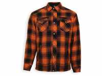 Bores Lumberjack Shirt (Orange/Black,L)