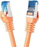 BIGtec 50m CAT.7 Patchkabel Netzwerkkabel Gigabit Patch DSL LAN Ethernet Kabel orange