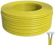 BIGtec CAT 7 Netzwerkkabel Verlegekabel LAN Kabel 50m duplex CAT7 PiMF halogenfrei
