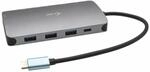 i-tec USB-C 4K Metall Nano Docking Station 1x HDMI 1x VGA 1x GLAN 1x USB-C 3X USB 3.1