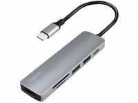 LogiLink UA0343 - USB-C™ Multifunktions Hub mit 6X Erweiterungen: 1x HDMI/1x USB-C