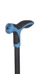 Antar Soft Step blau Aluminium FDI Soft Step Gehstock, blau, 360 g