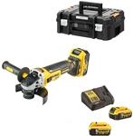DEWALT DCG405P3-QW - 125 mm Akku-Schleifger&auml;t 18V 3 Akkus 5,0 Ah Ladeger&auml;t und