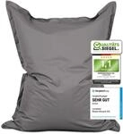 Lumaland Riesen-Sitzsack XXL 140x180 cm | Wasserfestes Indoor & Outdoor Liegekissen