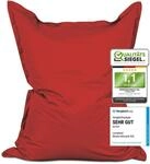 Lumaland Riesen-Sitzsack XXL 140x180 cm | Wasserfestes Indoor & Outdoor Liegekissen