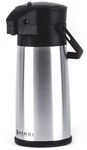 HENDI Pumpkanne, Isolierkanne, mit Pumpsystem, Kaffekanne, Termoskanne, Teekanne,