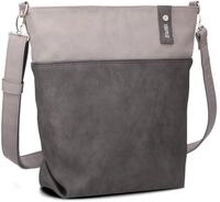 Zwei Damen Umh&auml;ngetasche Jana J12 Crossbody Bag 9 L Handtasche Bicolor Canvas-Stil