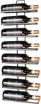 DanDiBo 2er Set Weinregal Metall Schwarz Wand 4-Wine erweiterbar Flaschenregal
