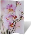vidaXL Raumteiler klappbar 120 x 170 cm Blume