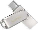 SANDISK Ultra Dual Drive Luxe USB Type-C & Type-A Laufwerk, Smartphone Speicher 1 TB