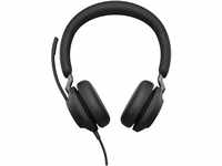 Jabra Evolve2 40 PC Headset – Noise Cancelling UC Certified Stereo Headphones...