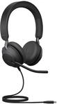 Jabra Evolve2 40 PC Headset &ndash; Noise Cancelling UC Certified Stereo Headphones with