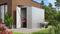 Globel Ger&auml;tehaus Wand-Zierde Lean to 58", Silber metallic