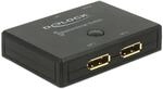Delock 18750 DisplayPort 2 - 1 Umschalter bidirektional 4K 60 Hz