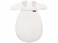 Alvi 42350/944-8 Schlafsack für Babys, Taupe, Grau, bedruckt, Baumwolle,