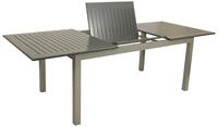 DEGAMO Ausziehtisch BAJAZZO 175/245x100cm, Aluminium grau