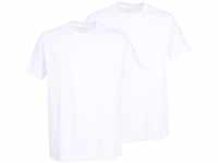 Tom Tailor Underwear Herren Shirt, 1/2, Rundhals 2er Pack Unterhemd, Weiß...