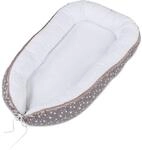 babybay Kuschelnest, Taupe Sterne wei&szlig;