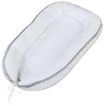 babybay Kuschelnest, wei&szlig; Sterne perlgrau