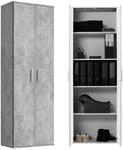 mokebo Aktenschrank Mehrzweckschrank (60x180 cm) 'Der Lange' aus Holz auch als