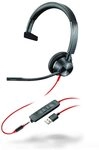 Plantronics &ndash; Blackwire 3315 USB-C (Poly) &ndash; kabelgebundenes Ein-Ohr Headset