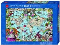 Heye HY29913 Quirky World, PABUKU Puzzle, Yellow