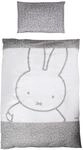 roba Wendebettw&auml;sche 2 teilig miffy&reg; - Kinderbettw&auml;sche 100 x 135 cm mit Hasen