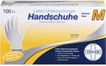 HANDSCHUHE Einmal Latex puderfrei M 100 St