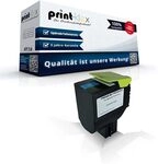 Print-Klex Tonerkartusche Cyan kompatibel f&uuml;r Lexmark 3.000 Seiten CX410de...