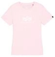 Alpha Industries New Basic T Wmn T-Shirt f&uuml;r Damen Pastel Pink