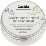 Casida Deocreme Natural - Nat&uuml;rlich, rein & ohne Aluminium - Zuverl&auml;ssige Deo...