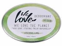 We Love The Planet Natürliche Deodorant Creme Luscious, Limette, 48 g