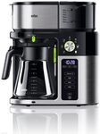 Braun MultiServe KF 9050 BK Kaffeemaschine - Filterkaffeemaschine mit Glaskanne,