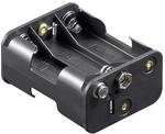 Batteriehalter , 6x Mignon 'AA' mit Druckknopfanschlu&szlig;