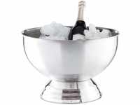 Relaxdays Sektkühler Schale, XXL Eiswürfelbehälter für Wein, Champagner,